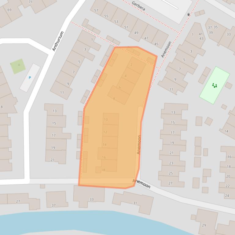 Kaart van postcodegebied 2678PM.