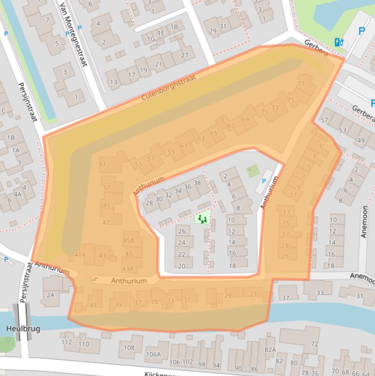 Kaart van postcodegebied 2678PN.