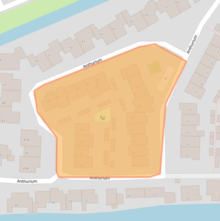 Kaart van postcodegebied 2678PP.