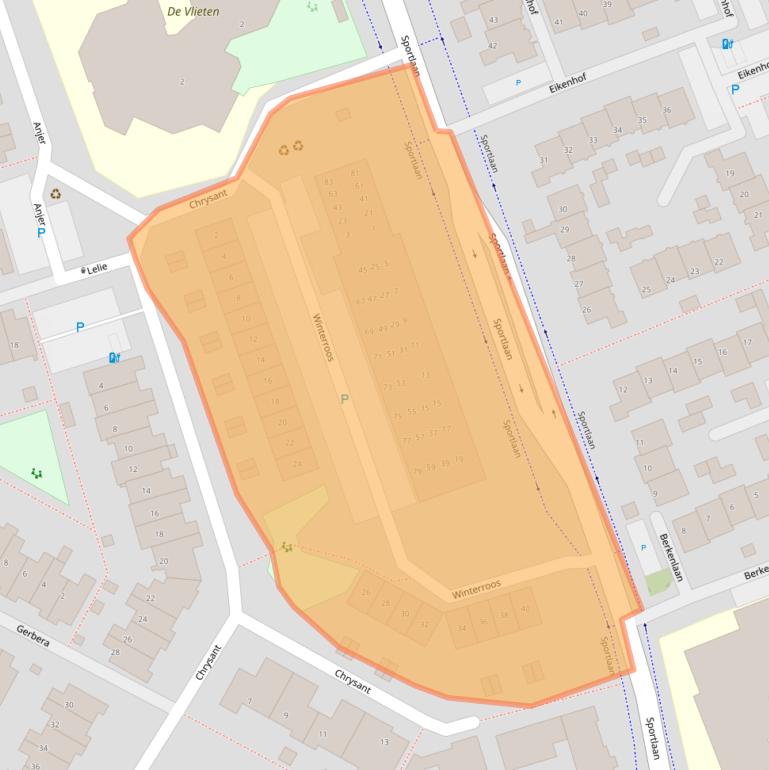 Kaart van postcodegebied 2678PW.