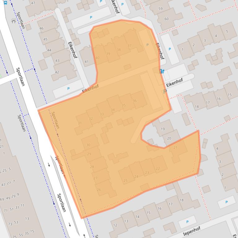 Kaart van postcodegebied 2678RB.