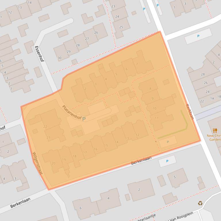 Kaart van postcodegebied 2678SH.