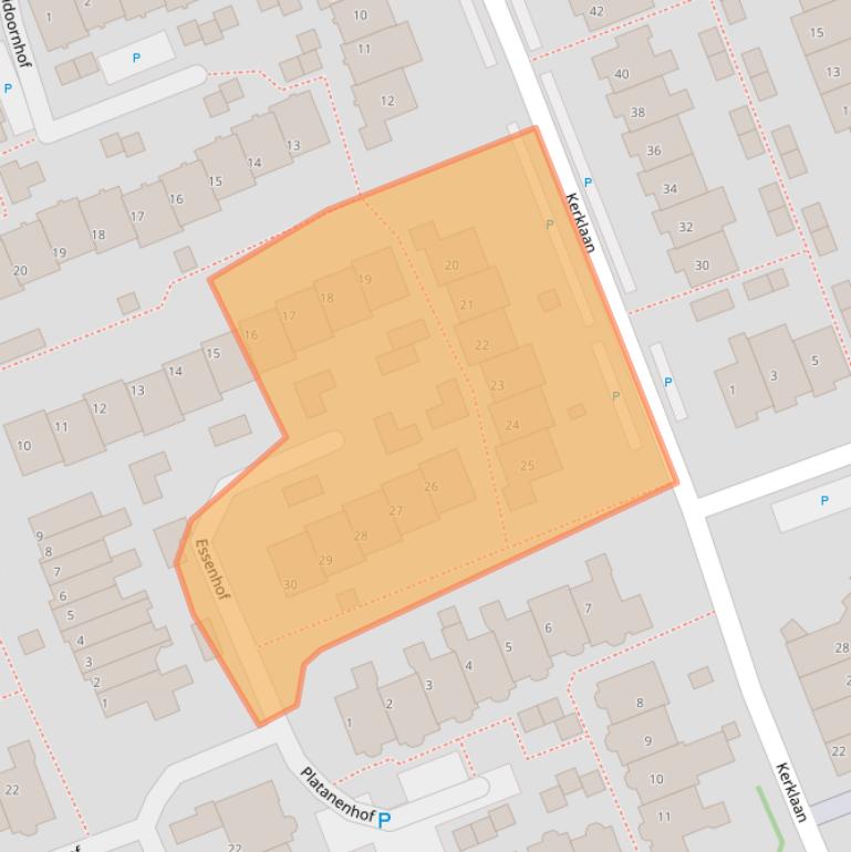 Kaart van postcodegebied 2678SP.