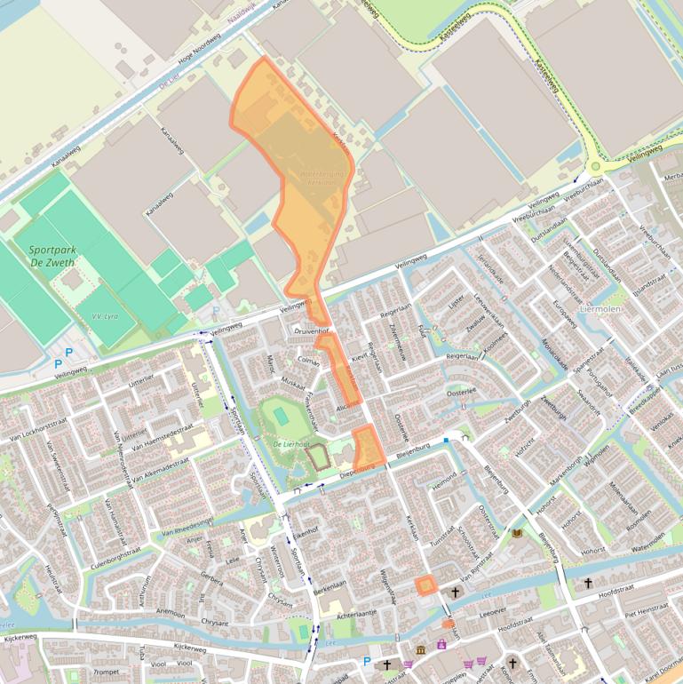 Kaart van postcodegebied 2678ST.
