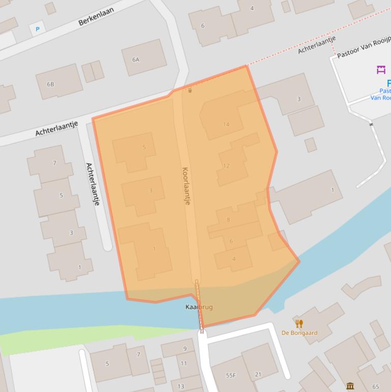 Kaart van postcodegebied 2678TA.