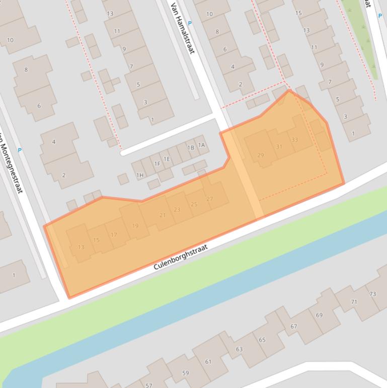 Kaart van postcodegebied 2678TG.