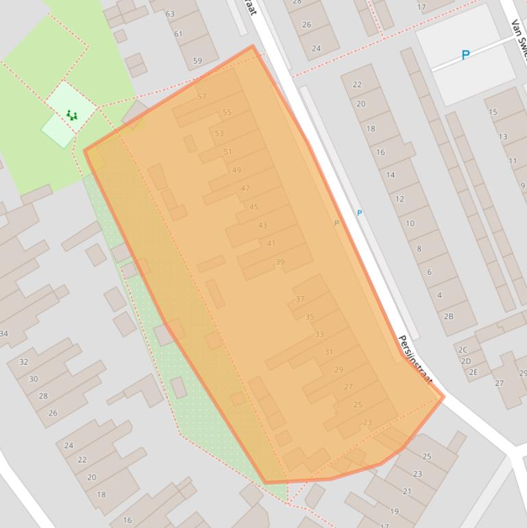 Kaart van postcodegebied 2678TJ.