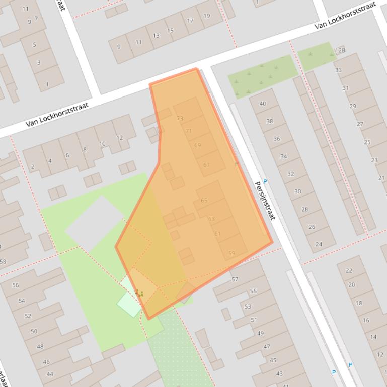 Kaart van postcodegebied 2678TK.