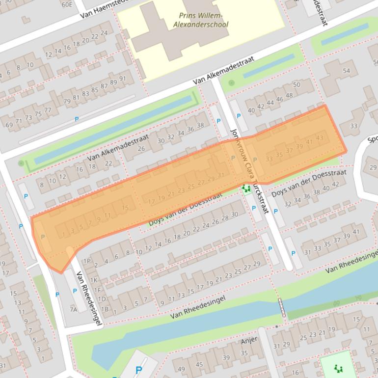 Kaart van postcodegebied 2678TV.