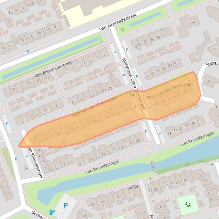 Kaart van postcodegebied 2678TW.
