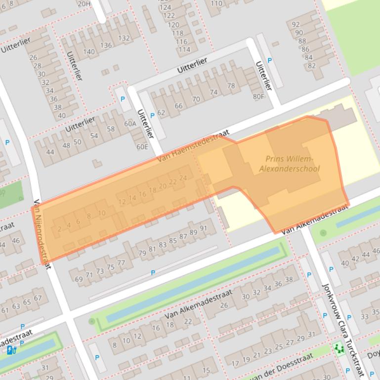 Kaart van postcodegebied 2678TX.