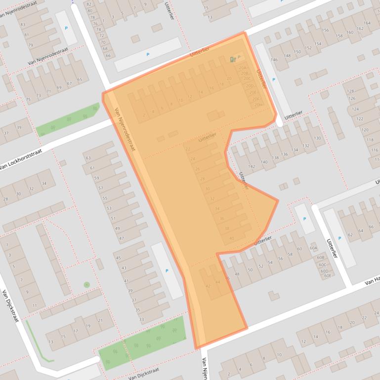 Kaart van postcodegebied 2678VB.