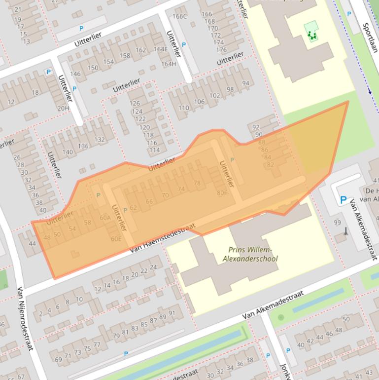 Kaart van postcodegebied 2678VC.