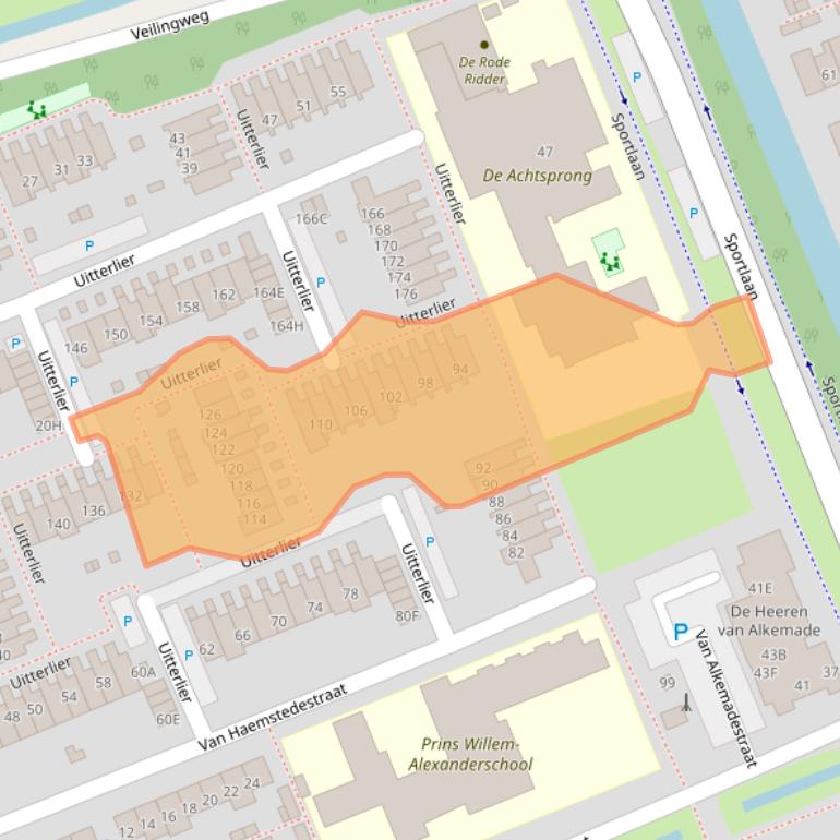 Kaart van postcodegebied 2678VD.