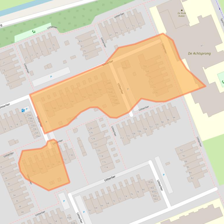 Kaart van postcodegebied 2678VE.