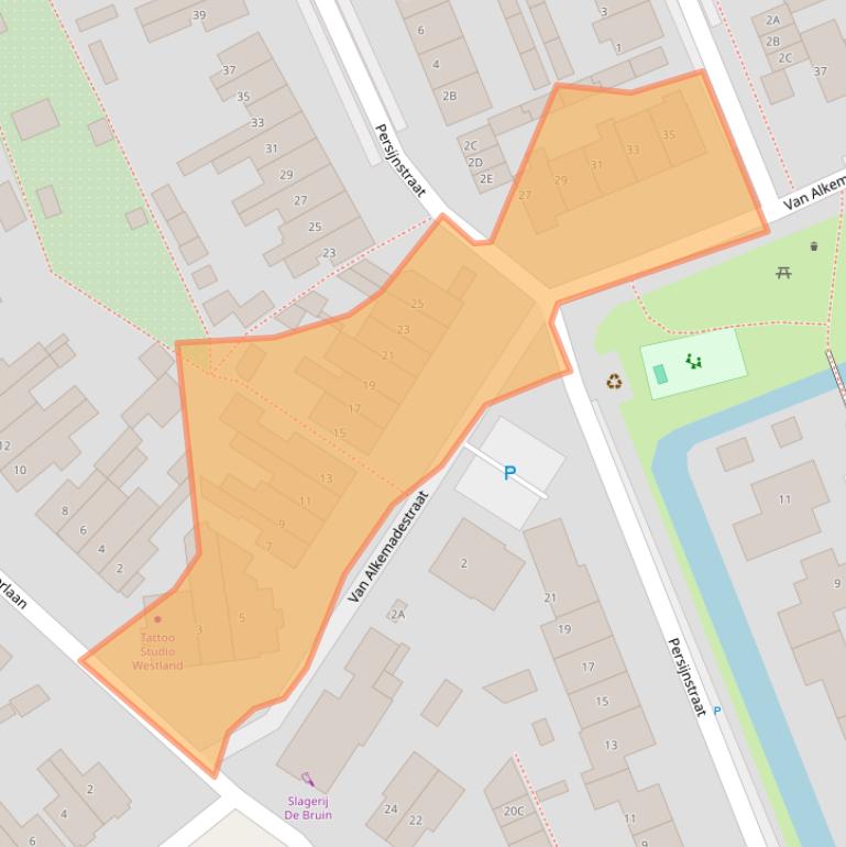 Kaart van postcodegebied 2678VH.