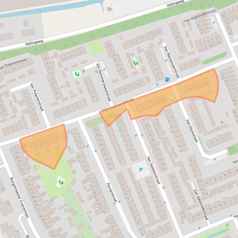 Kaart van postcodegebied 2678VN.
