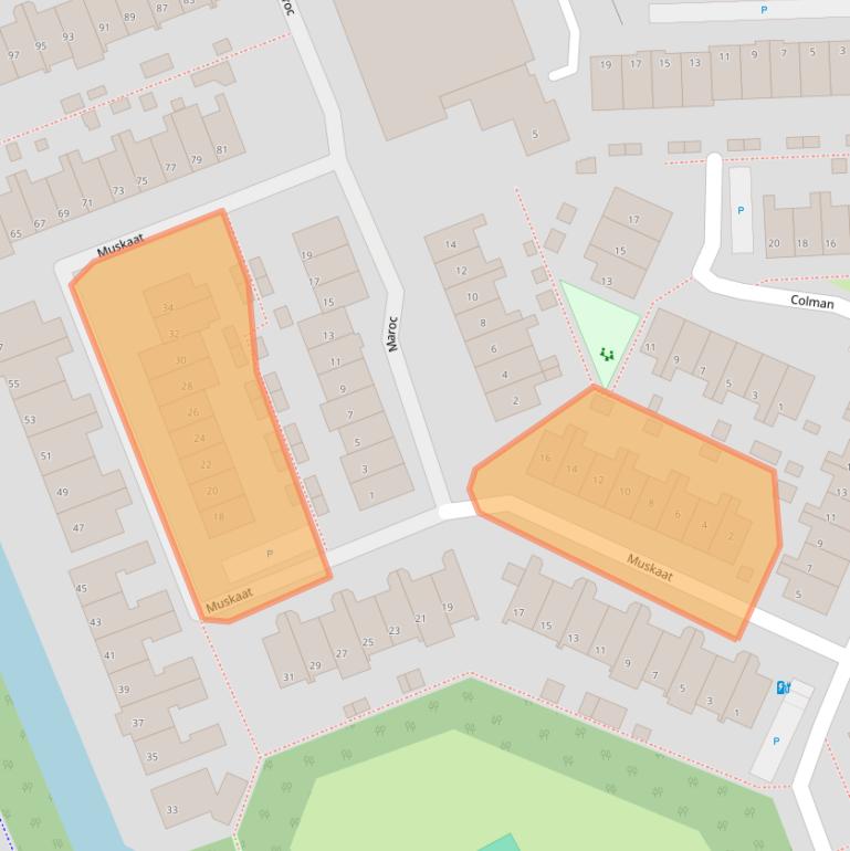 Kaart van postcodegebied 2678WL.