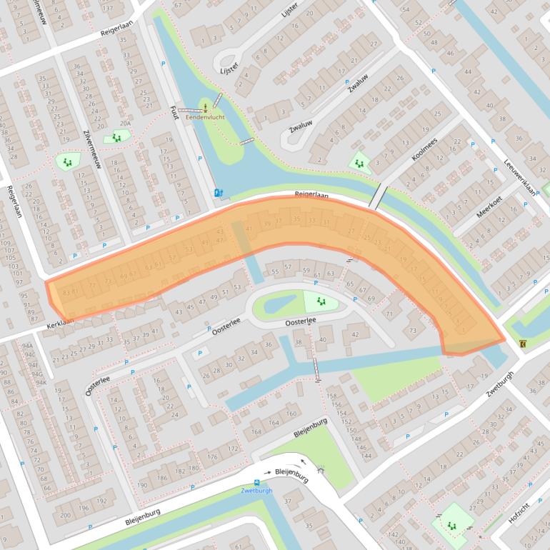 Kaart van postcodegebied 2678WR.