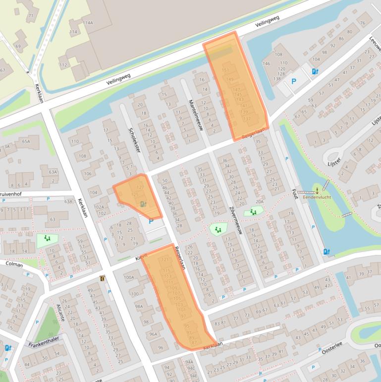 Kaart van postcodegebied 2678WS.