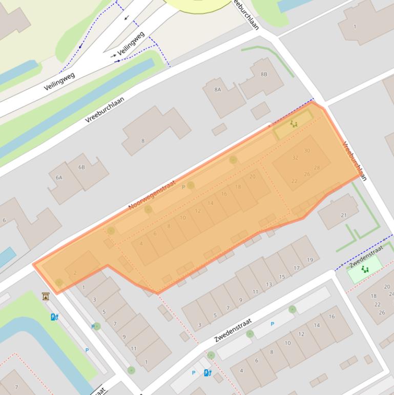 Kaart van postcodegebied 2678XX.