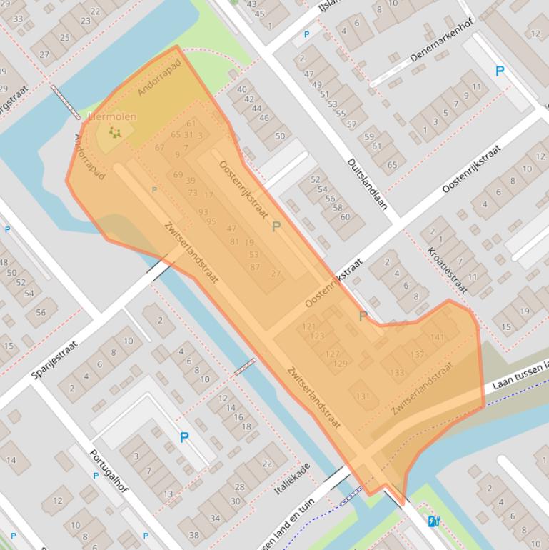 Kaart van postcodegebied 2678ZP.