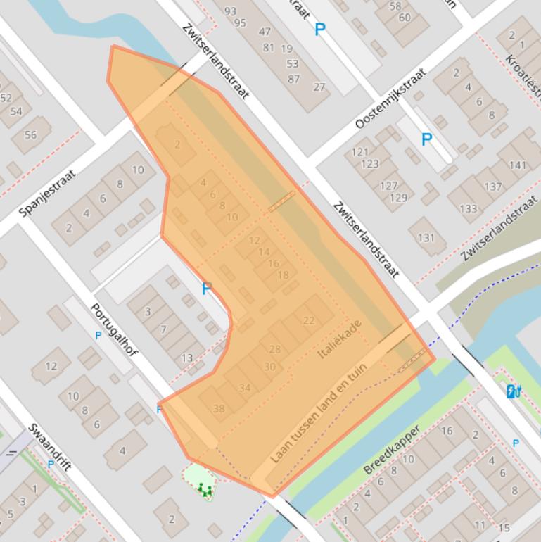 Kaart van postcodegebied 2678ZS.