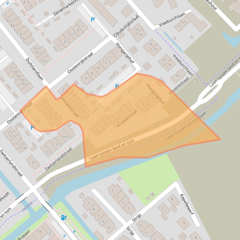 Kaart van postcodegebied 2678ZT.