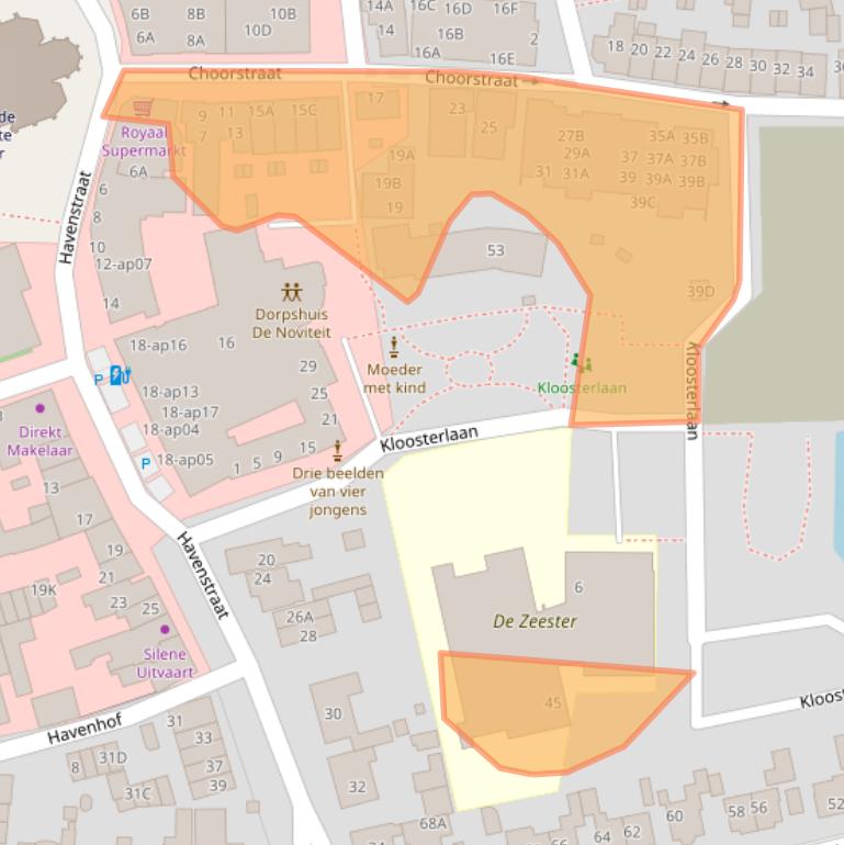 Kaart van postcodegebied 2681AP.