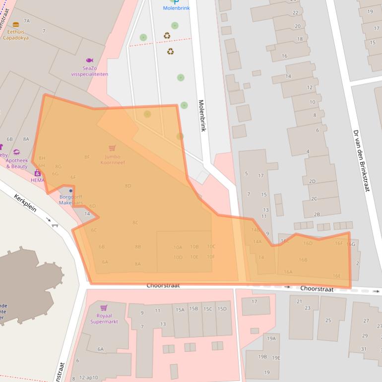 Kaart van postcodegebied 2681AS.