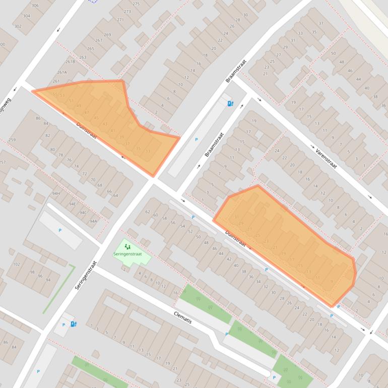 Kaart van postcodegebied 2681GB.