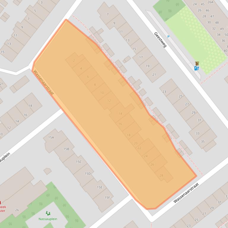 Kaart van postcodegebied 2681HD.