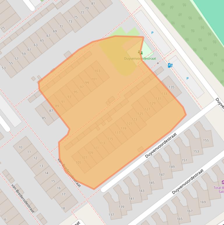 Kaart van postcodegebied 2681HK.