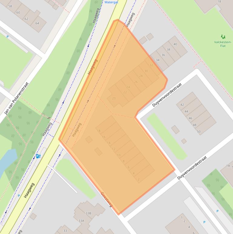 Kaart van postcodegebied 2681HM.