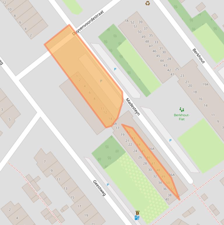 Kaart van postcodegebied 2681HP.