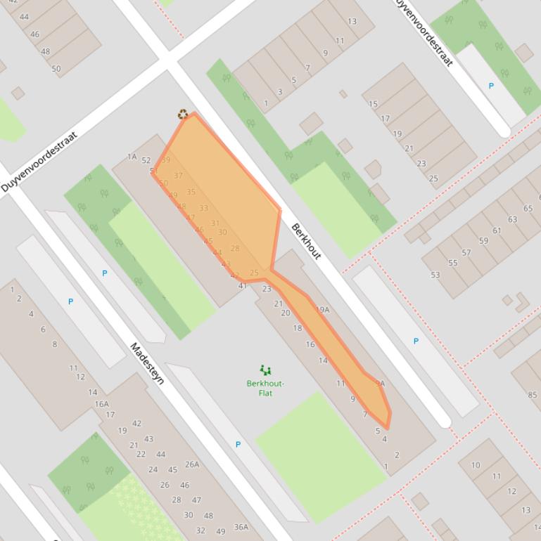 Kaart van postcodegebied 2681HS.