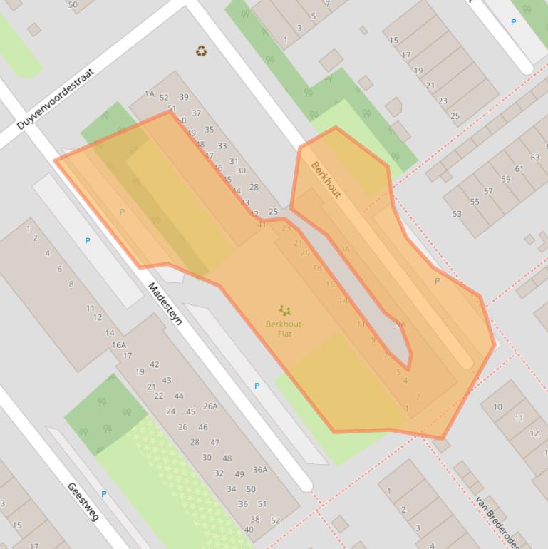 Kaart van postcodegebied 2681HT.