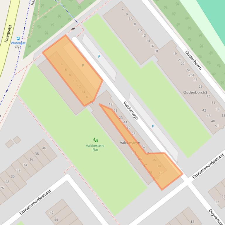 Kaart van postcodegebied 2681HV.