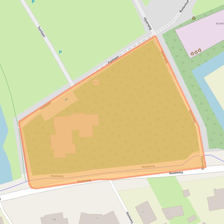 Kaart van postcodegebied 2681JE.