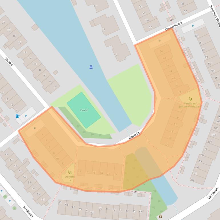 Kaart van postcodegebied 2681JM.