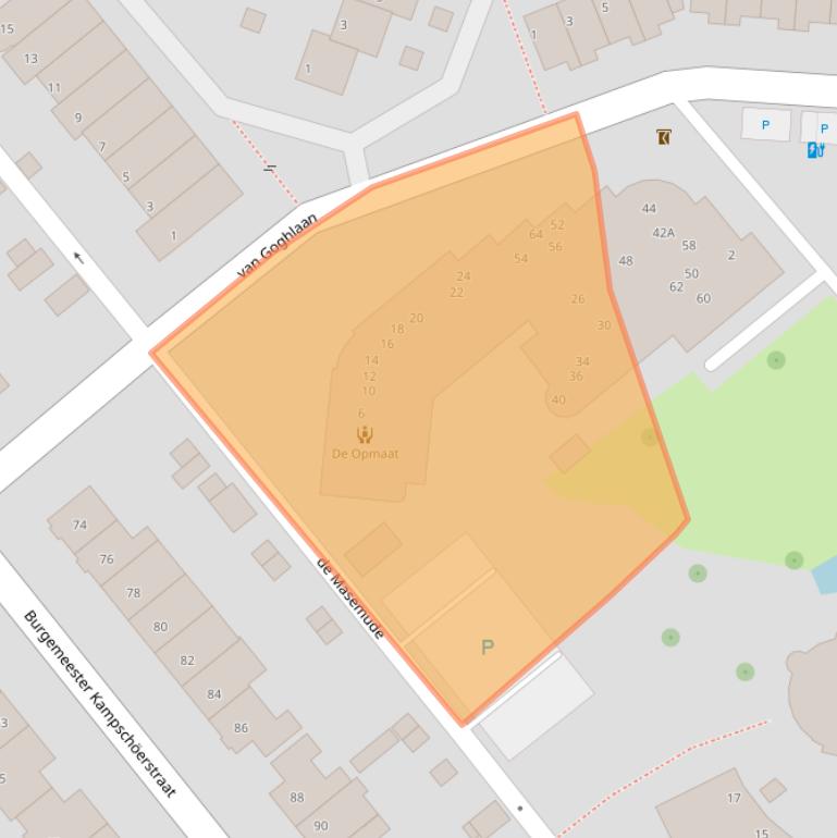 Kaart van postcodegebied 2681KA.