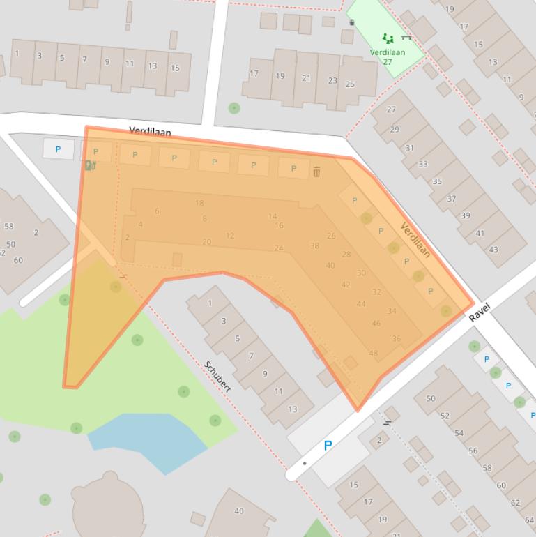 Kaart van postcodegebied 2681KC.