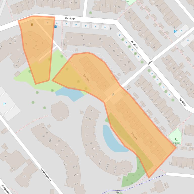 Kaart van postcodegebied 2681KJ.