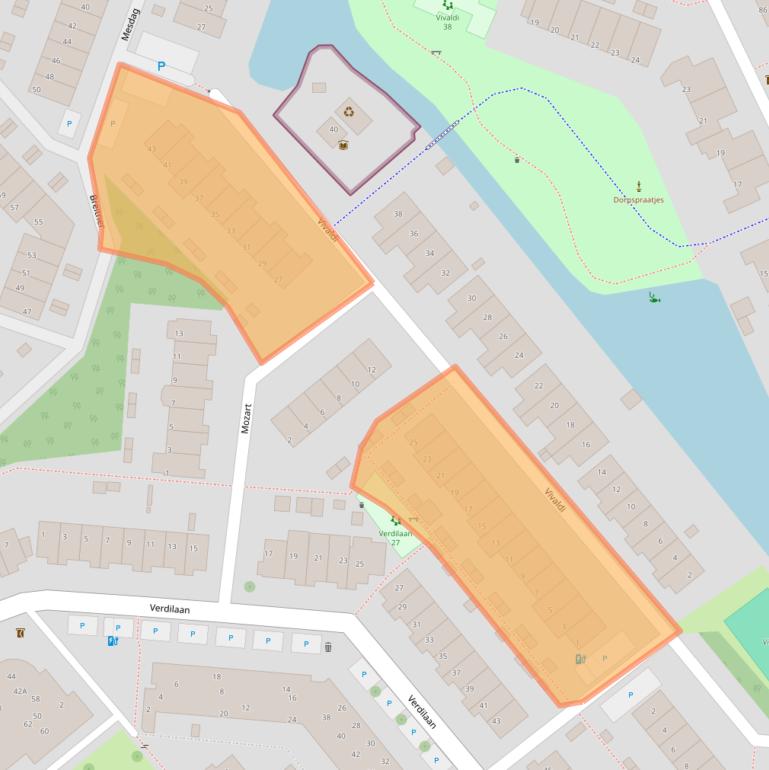 Kaart van postcodegebied 2681KM.