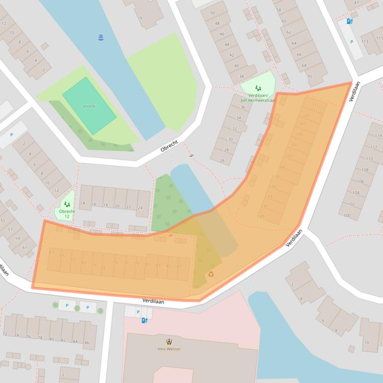 Kaart van postcodegebied 2681KS.