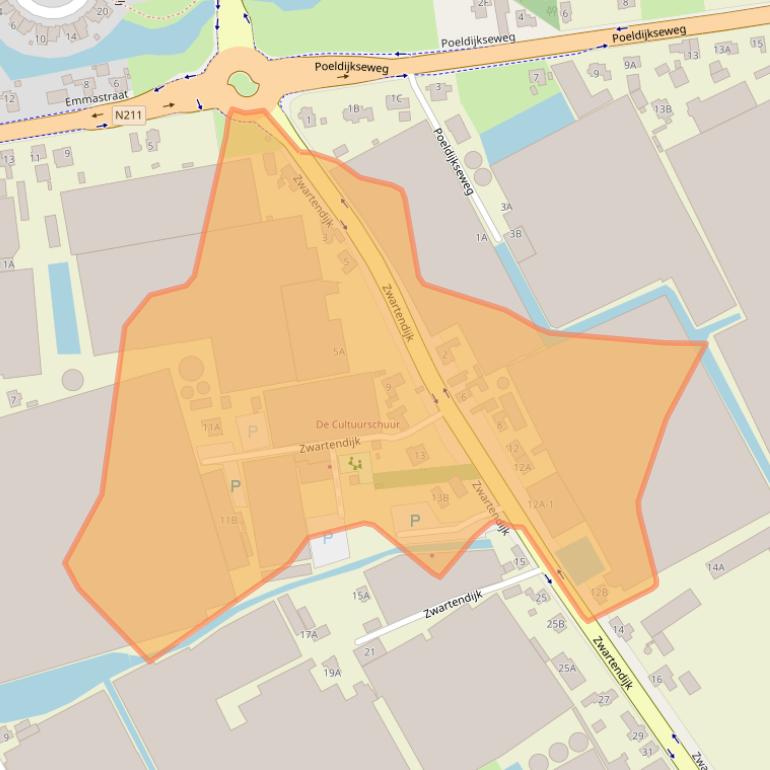 Kaart van postcodegebied 2681LM.