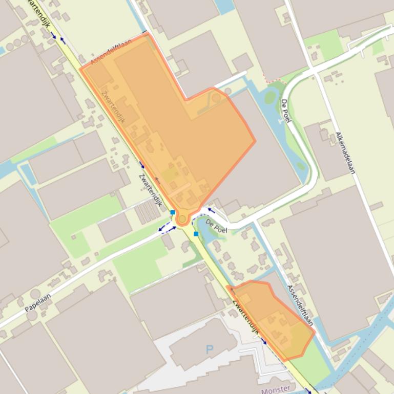 Kaart van postcodegebied 2681LR.