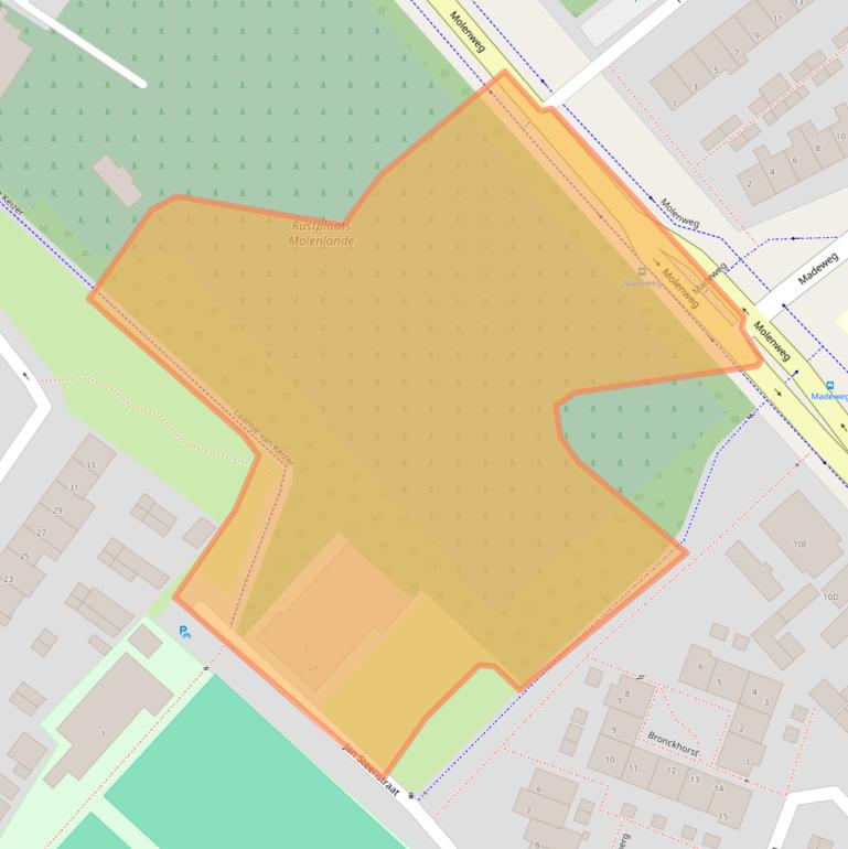 Kaart van postcodegebied 2681MG.