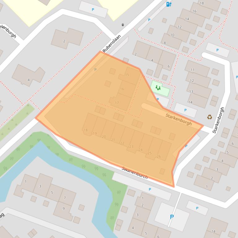 Kaart van postcodegebied 2681NR.