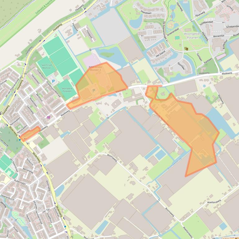 Kaart van postcodegebied 2681PM.